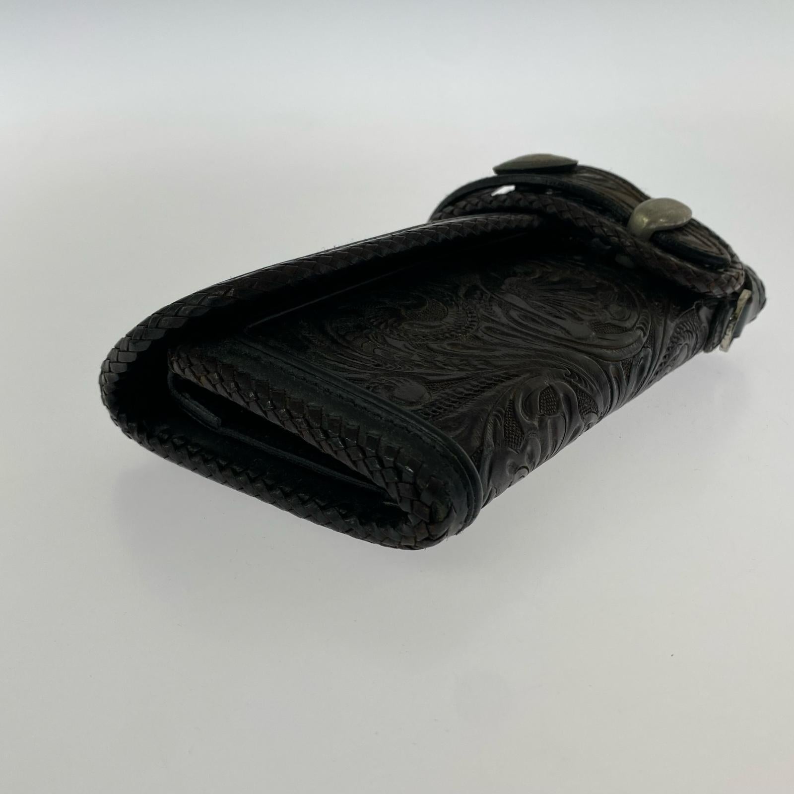 長財布 mama kin カービングウォレット BRW ブラウン