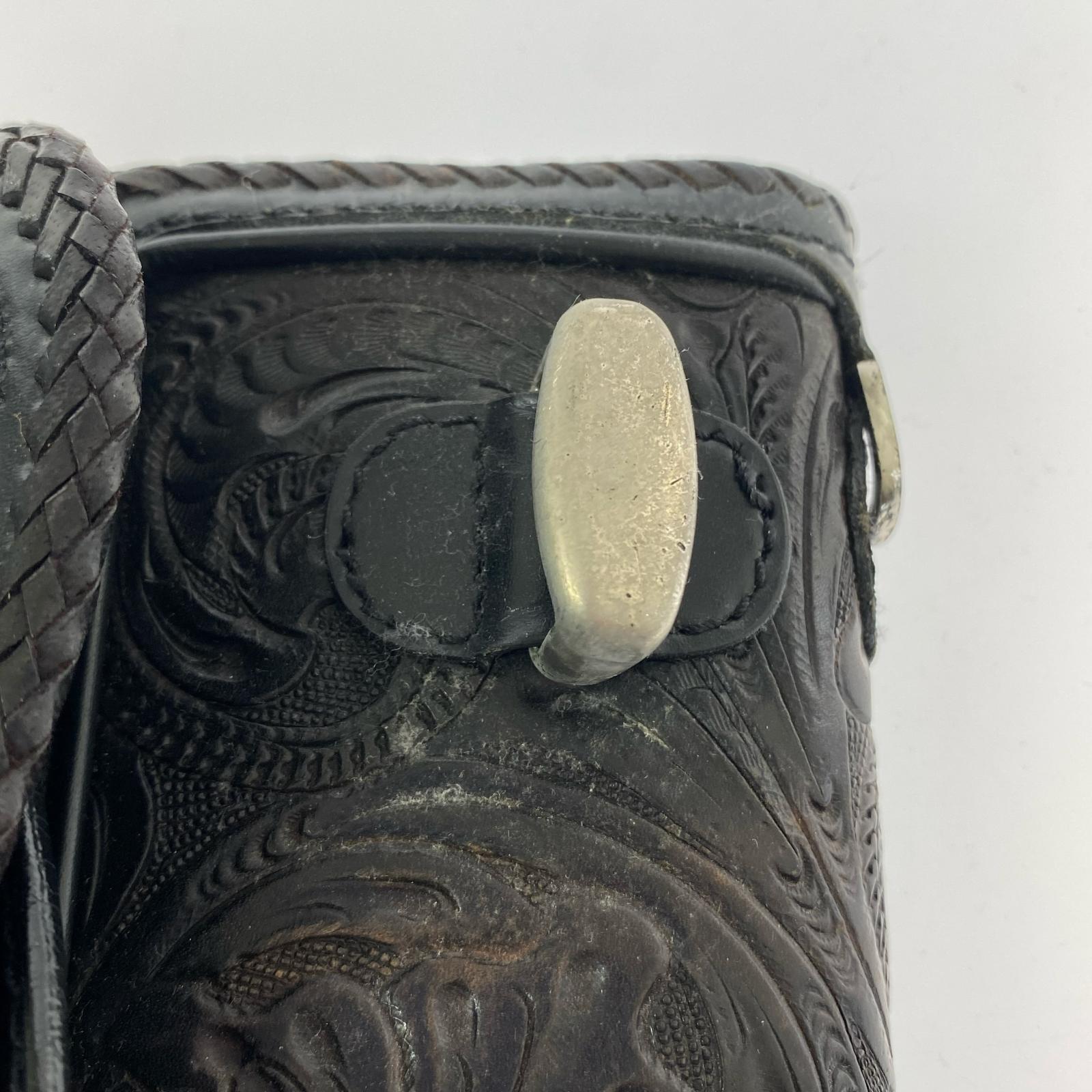 長財布 mama kin カービングウォレット BRW ブラウン