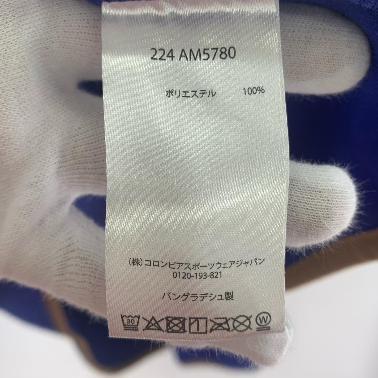 スウェット ヘルベティア ハーフスナップフリース ブルー