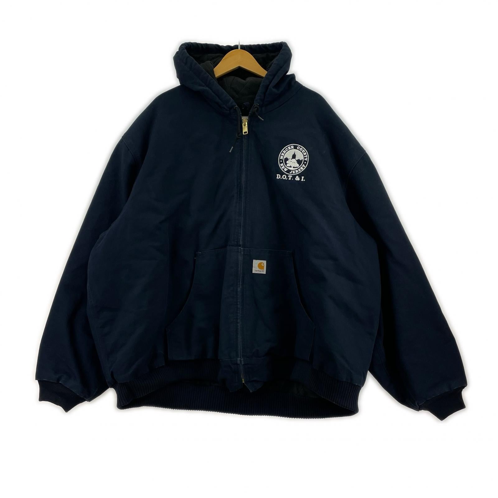 ジャケット アクティブジャケット 企業ロゴ 紺 4XL ネイビー