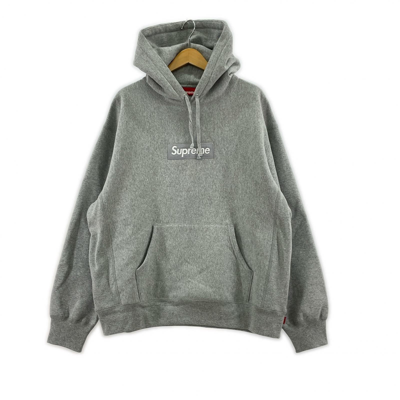 パーカー Box Logo Hooded Sweatshirt L グレー