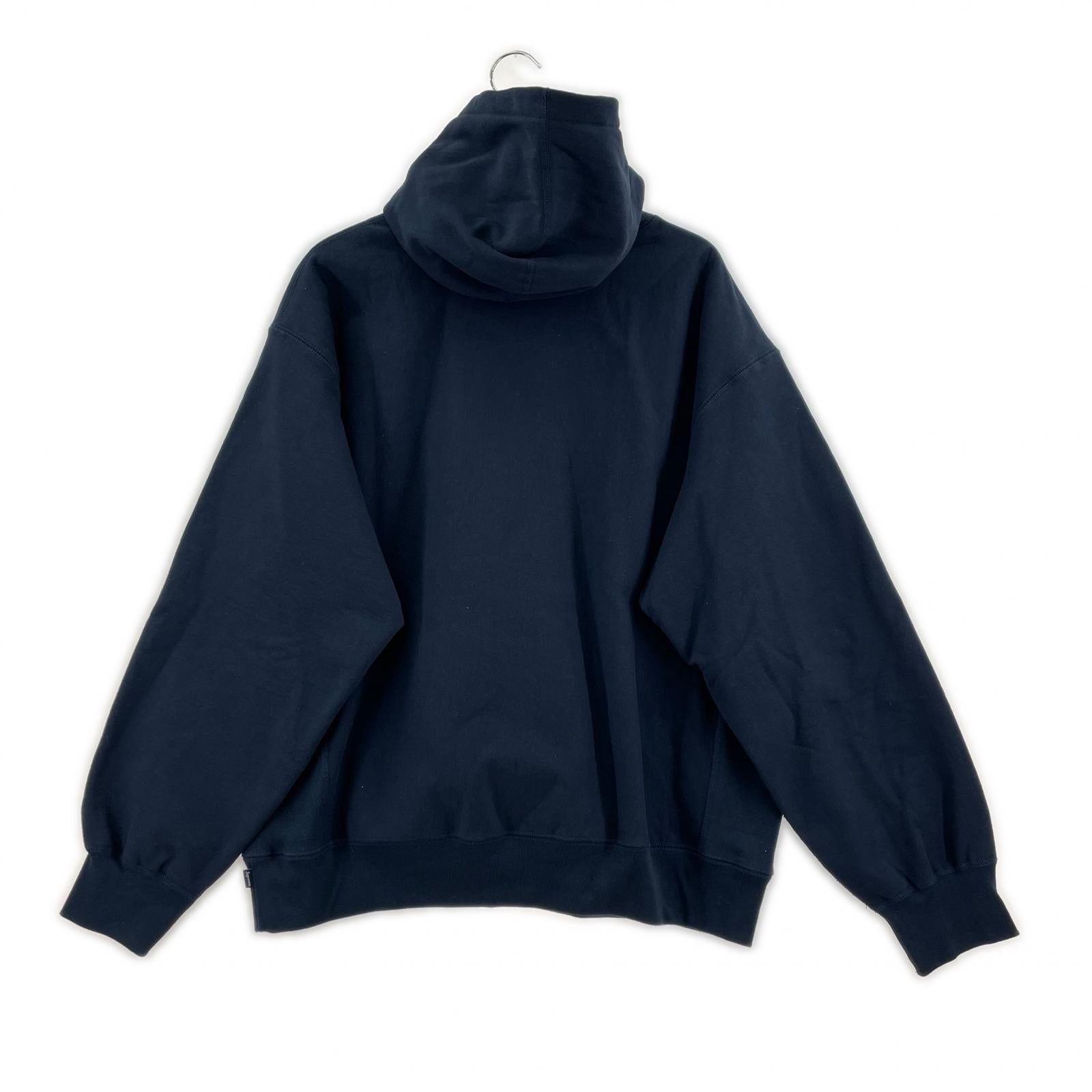 パーカー Box Logo Hooded Sweatshirt L ネイビー