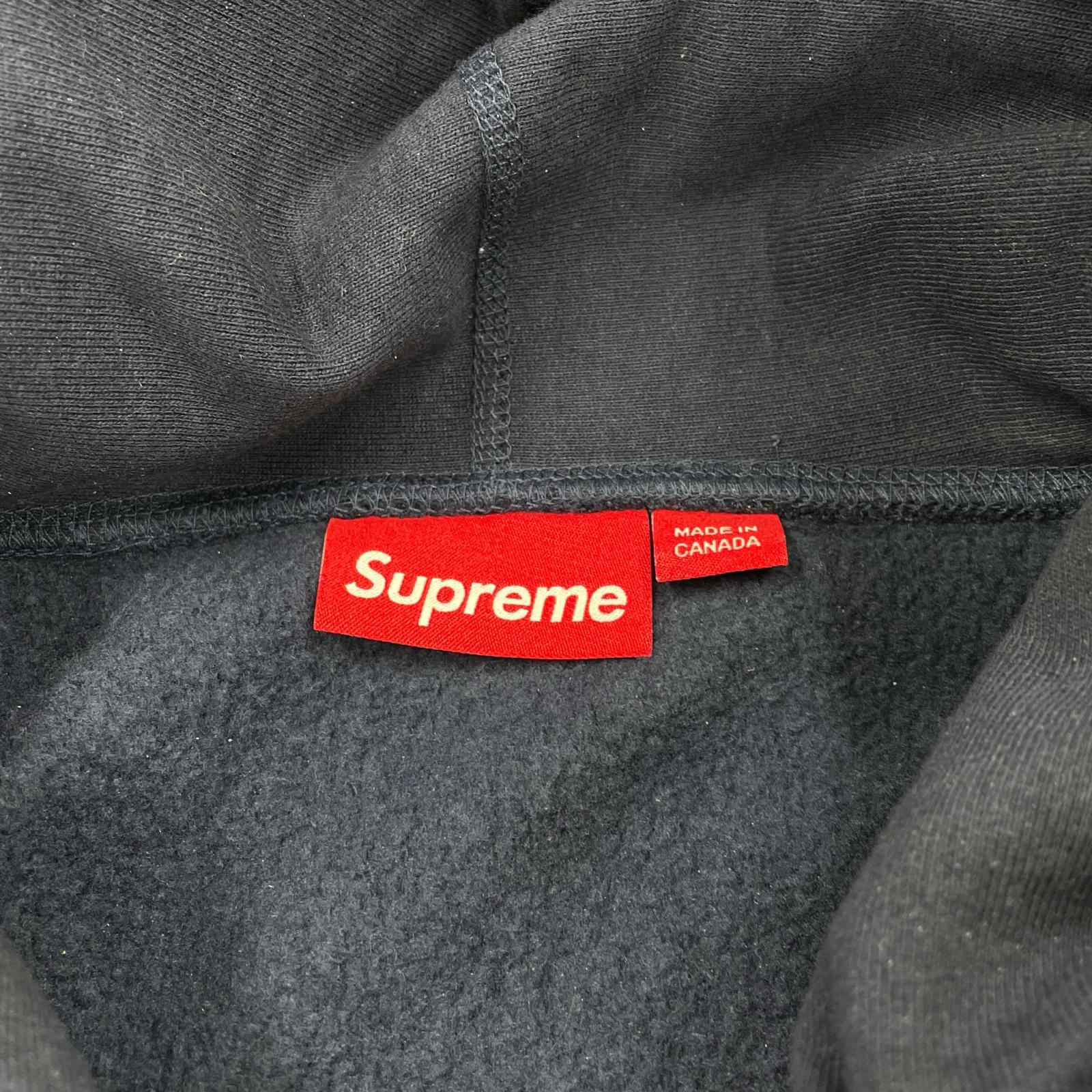 パーカー Box Logo Hooded Sweatshirt L ネイビー