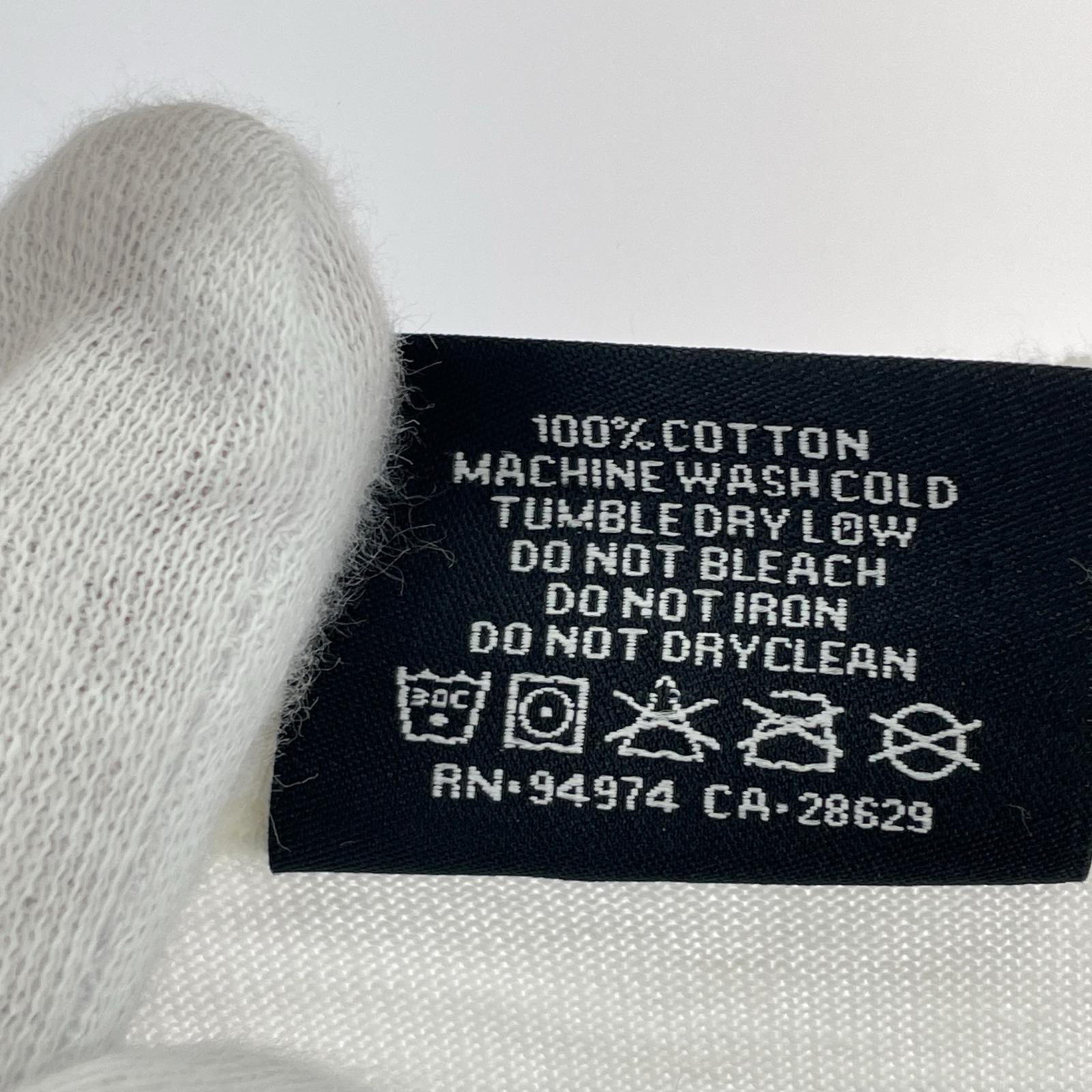 長袖Tシャツ STUSSY 立方体ロゴ プリントロンTee M ホワイト M ホワイト