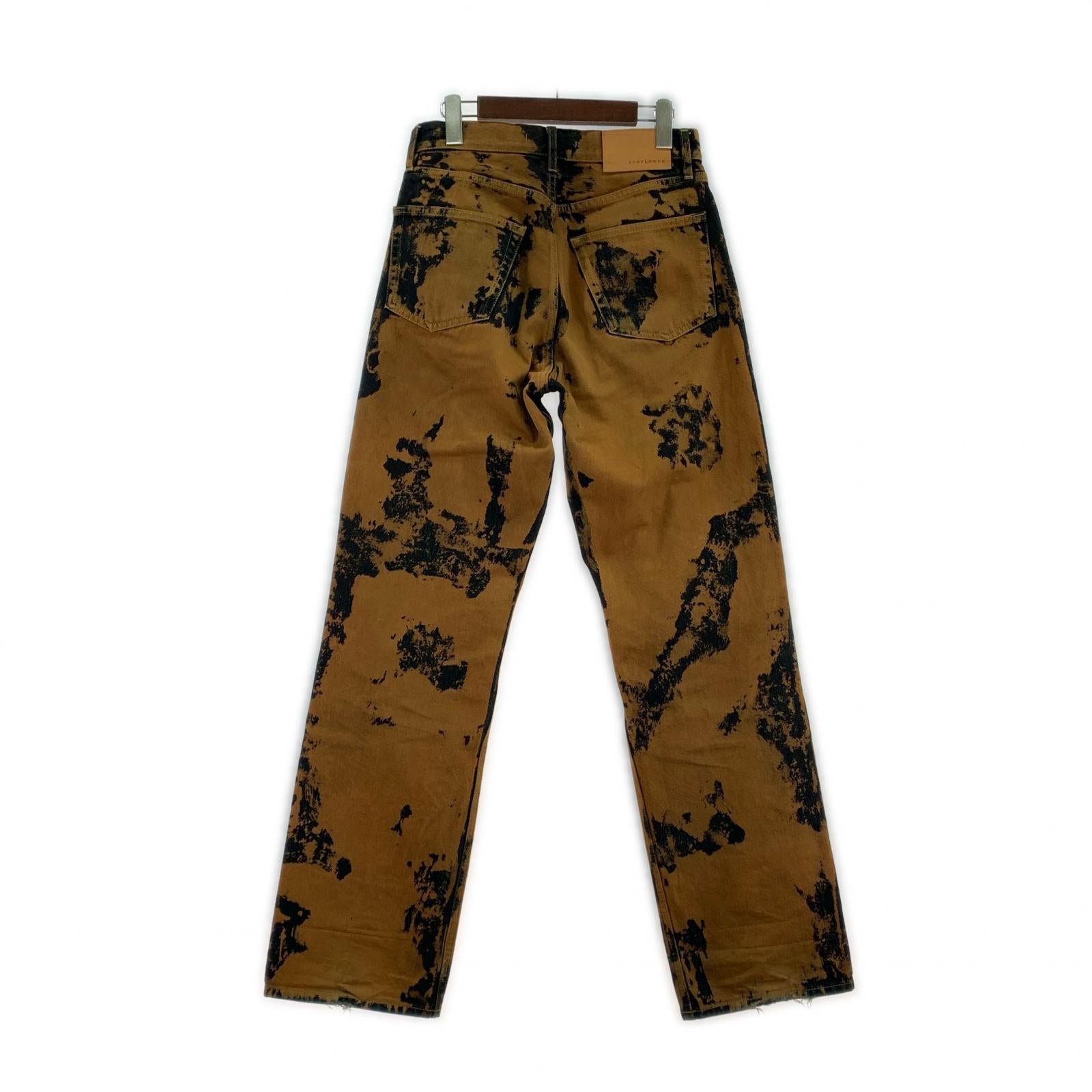 デニムパンツ SUNFLOWER 22AW LOOSE DENIM 5062 28/32 28 ブラウン