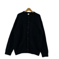 ニット OVY ウール カーディガン 黒 (M) M ブラック