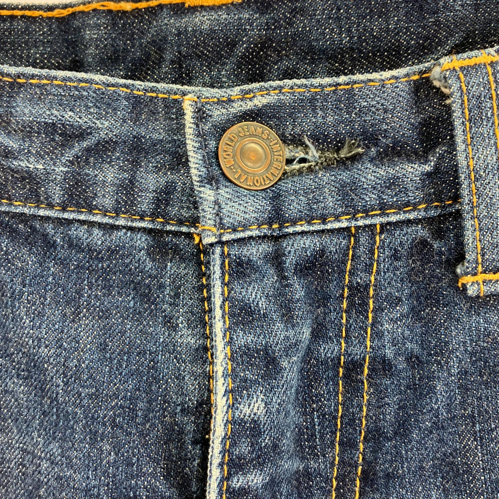 デニムパンツ TCB JEANS デニム インディゴ 32 32