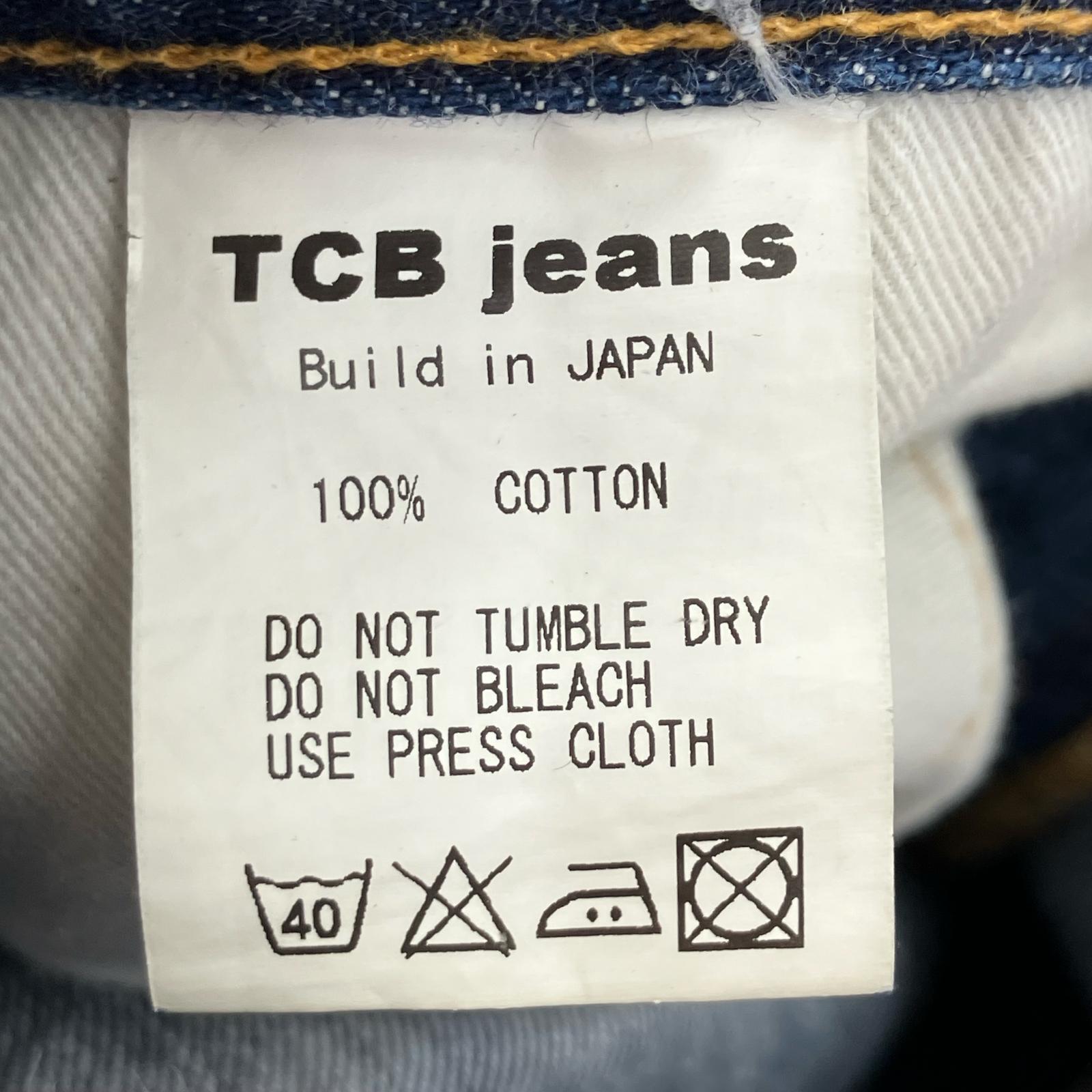 デニムパンツ TCB JEANS デニム インディゴ 32 32