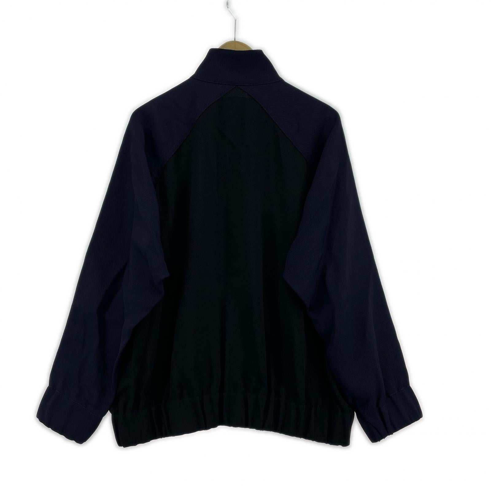 ジャケット OVERCOAT RAGLAN SLEEVE BLOUSON WITH STAND COLLAR スタンドカラーブルゾン 0 ブラック