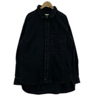 長袖シャツ entire studios HERCULEAN SHIRT ブラックデニムシャツ XS ブラック
