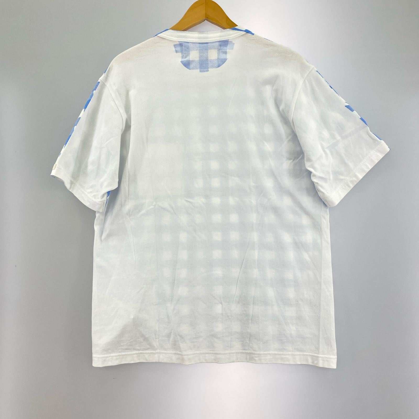 半袖Tシャツ TSTS チェック ブルー (L) L ブルー