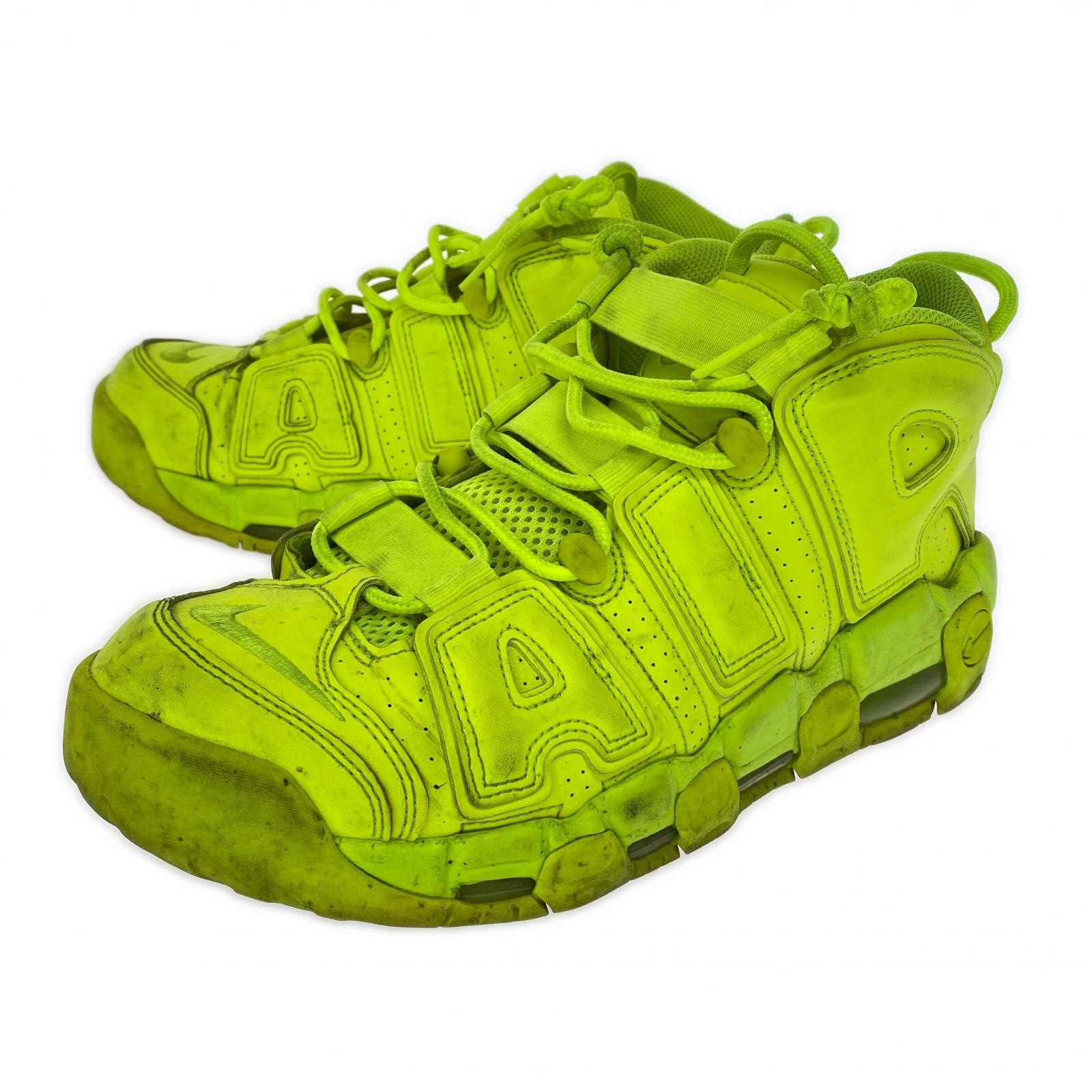 スニーカー AIR MORE UP TEMPO 黄 28.0cm 28cm (US10 UK9 1/2 EU46) イエロー