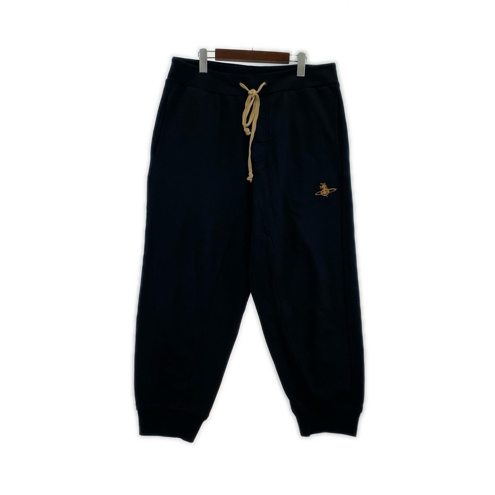 パンツ Vivienne Westwood 19SS オーブ刺繍 スウェットサルエルパンツ L 黒 L ブラック