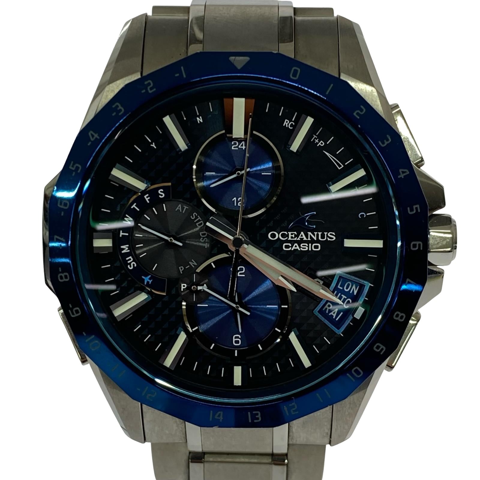 腕時計 OCEANUS/電波ソーラー/OCW-G2000/Bluetooth搭載GPS シルバー