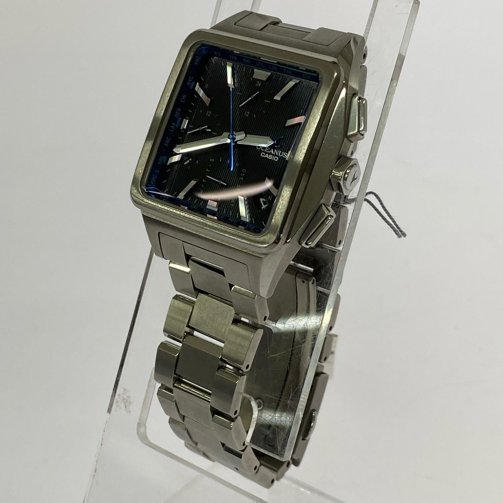 腕時計 OCEANUS/電波ソーラー/OCW-T5000-1AJF シルバー