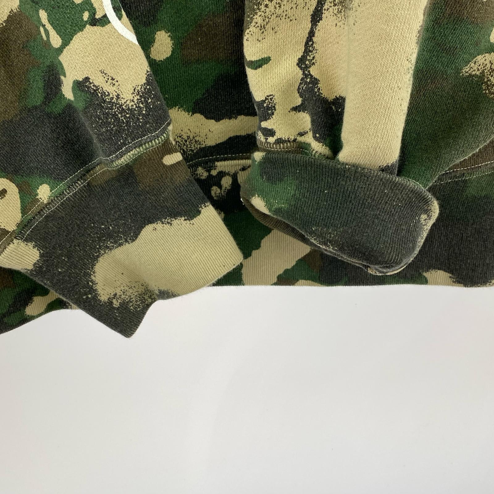 パーカー MAP CAMO FULL ZIP HOODIE (L) L