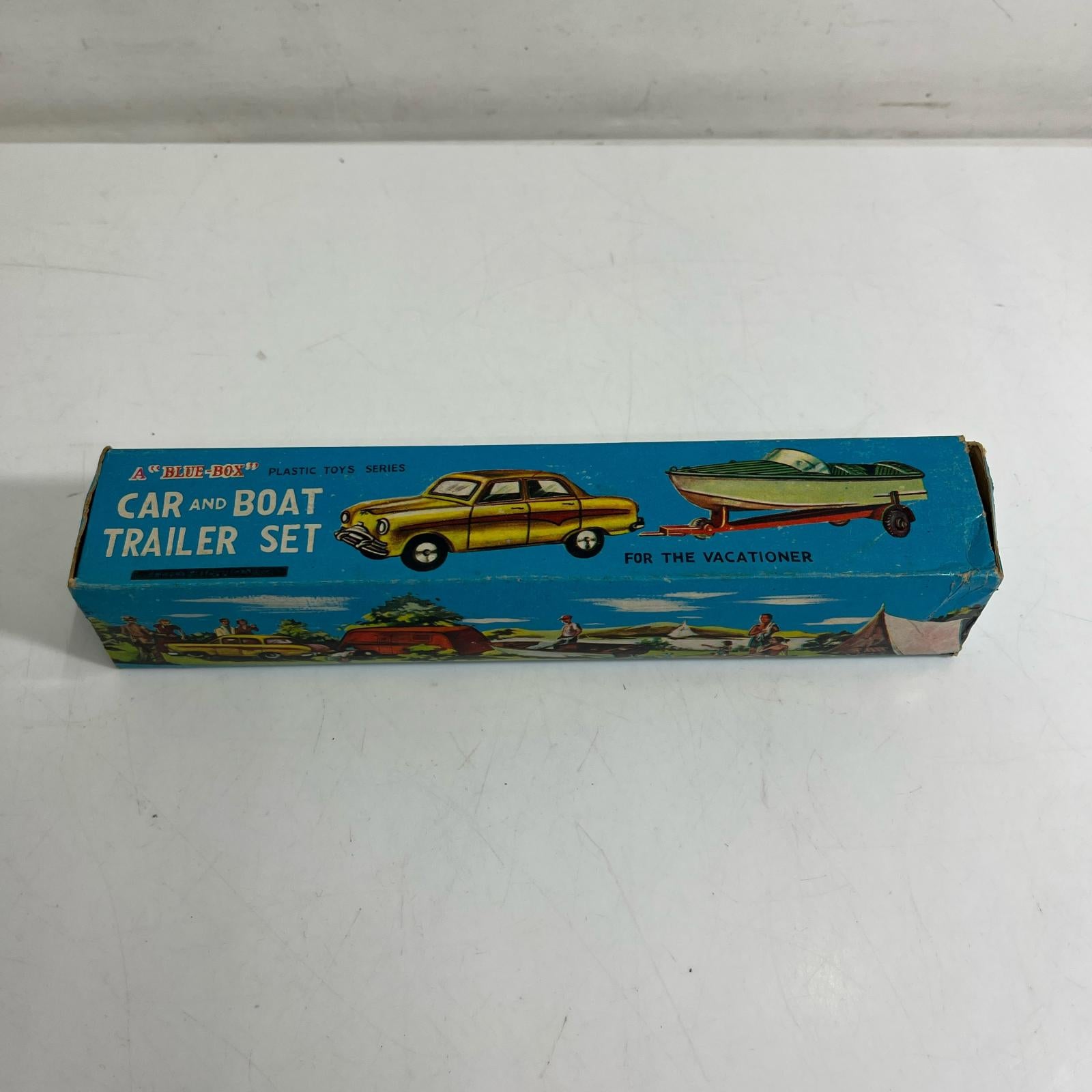 BLUE-BOX CAR AND BOAT TRAILER SET ミニカーその他