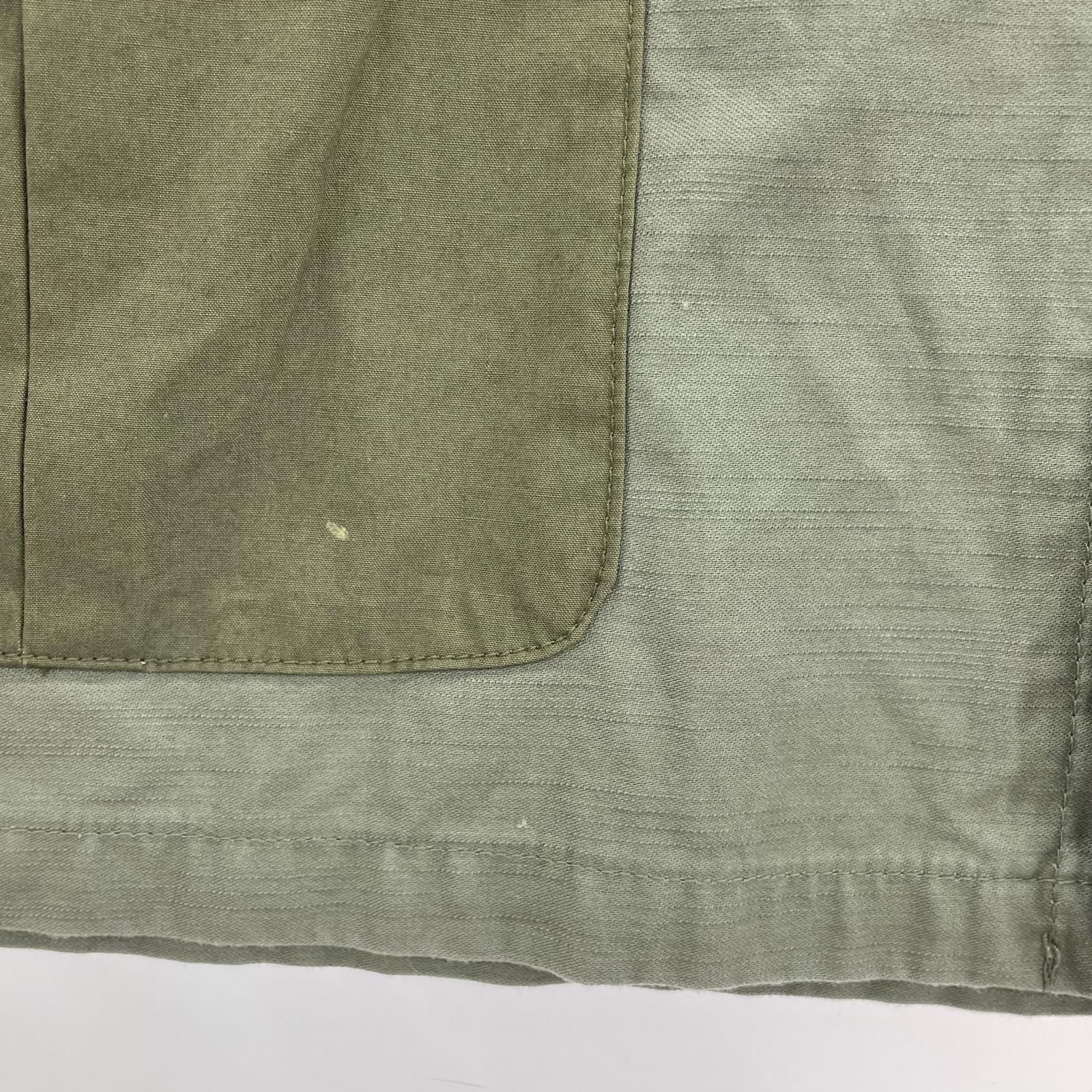 ミリタリージャケット WILDTHINGS BACK SATIN FIELD JACKET (L) カーキ L
