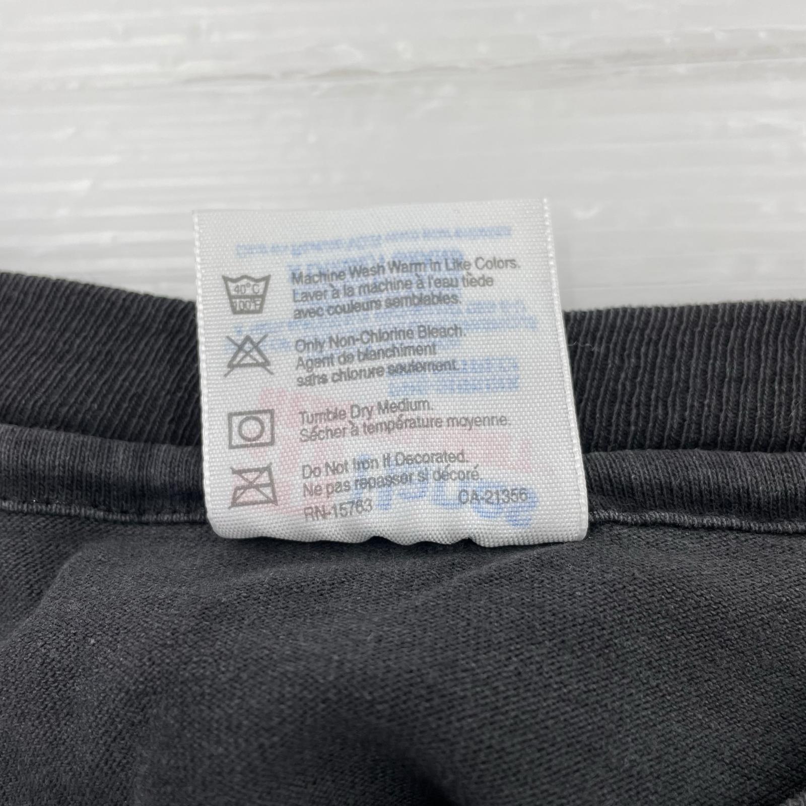 その他トップス 90s Knoll 企業Tシャツ XL ピンホールあり ブラック