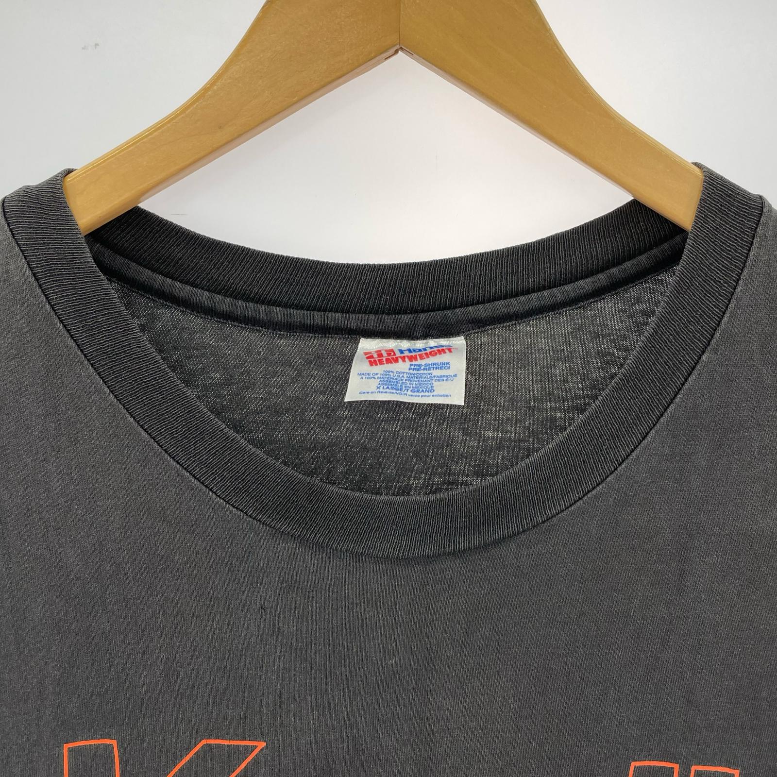その他トップス 90s Knoll 企業Tシャツ XL ピンホールあり ブラック