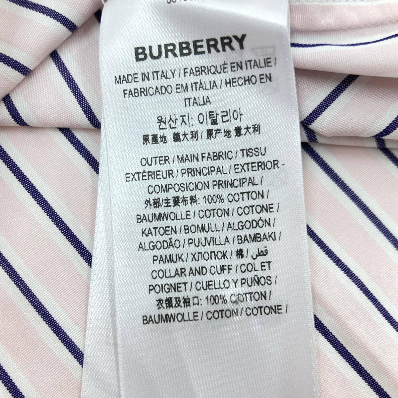 長袖シャツ LONDON ENGLAND ストライプ シャツ