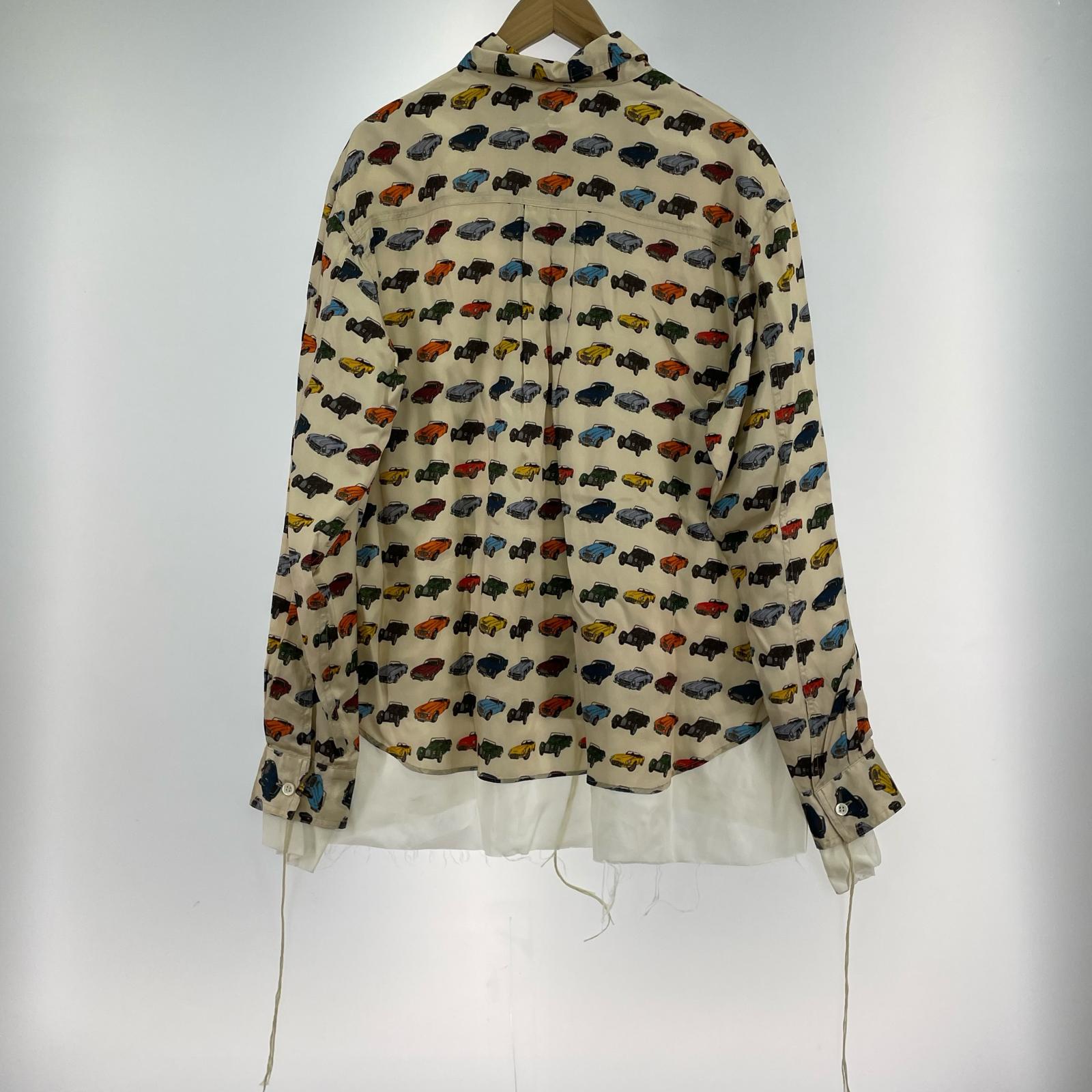 長袖シャツ CLASSIC CARS SHIRTS/F/MID23AW-SH01 ベージュ