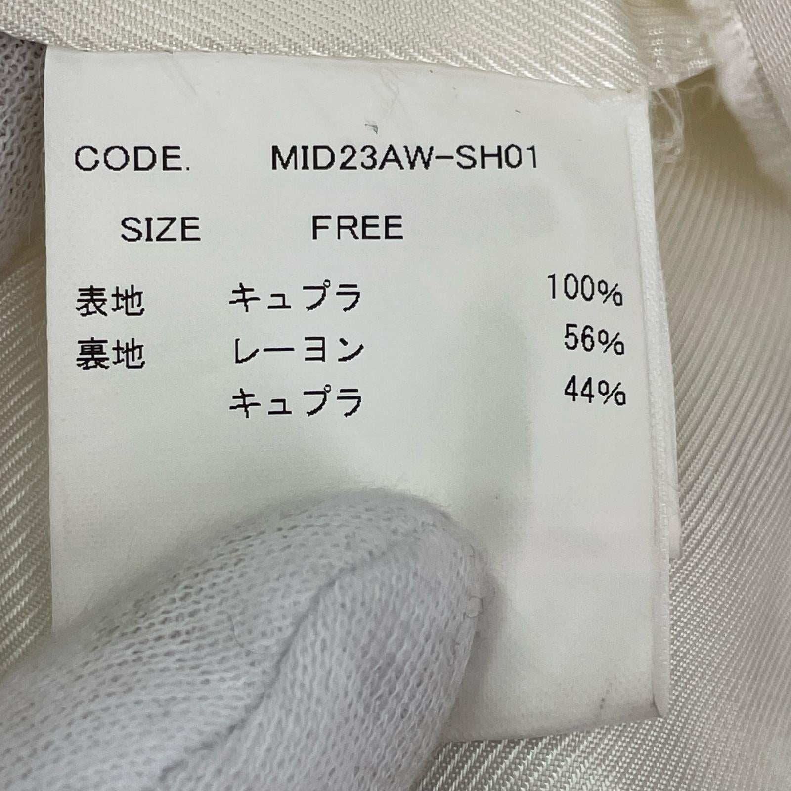 長袖シャツ CLASSIC CARS SHIRTS/F/MID23AW-SH01 ベージュ