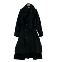 その他アウター Layering Double Breasted Prime-Over Coat ブラック