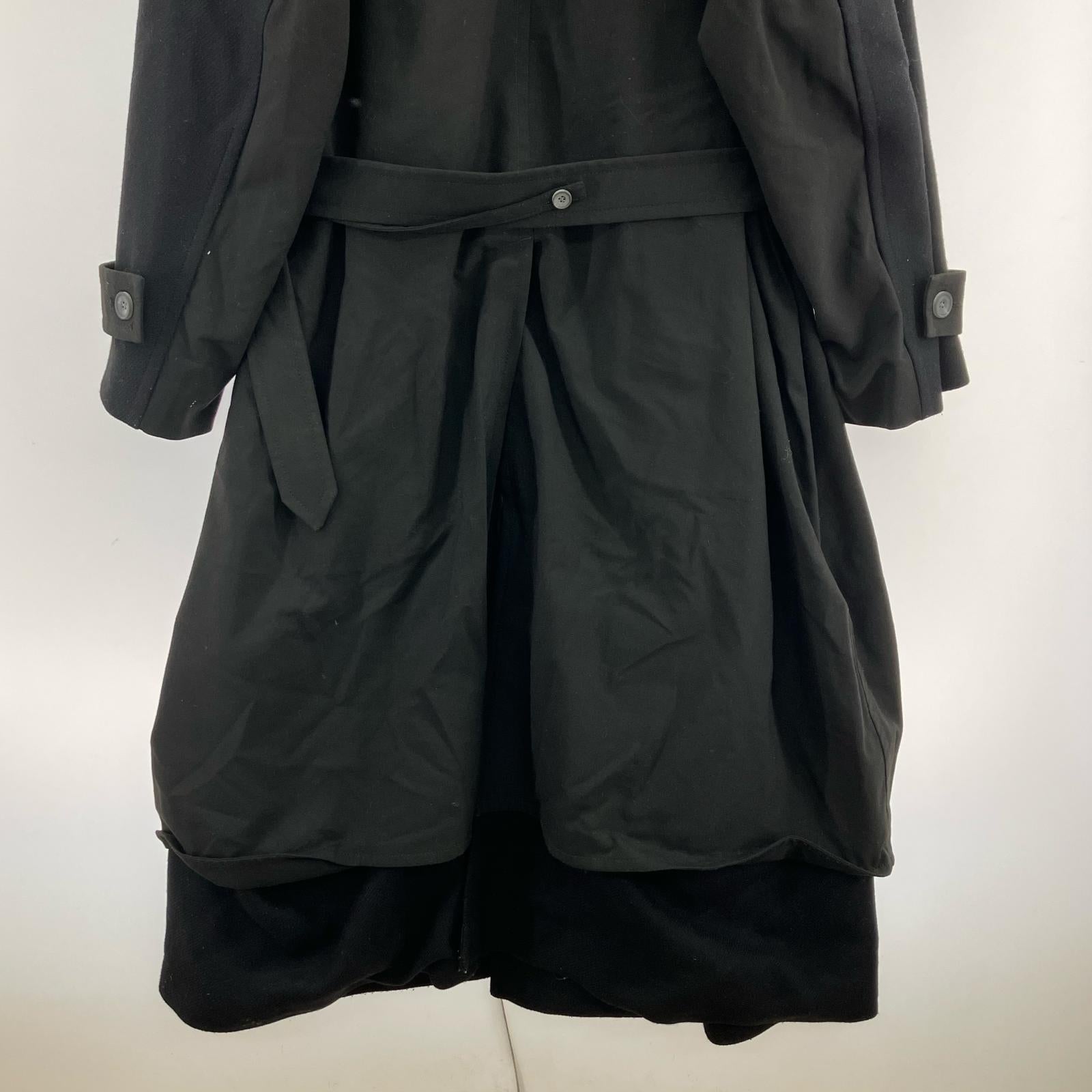 その他アウター Layering Double Breasted Prime-Over Coat ブラック