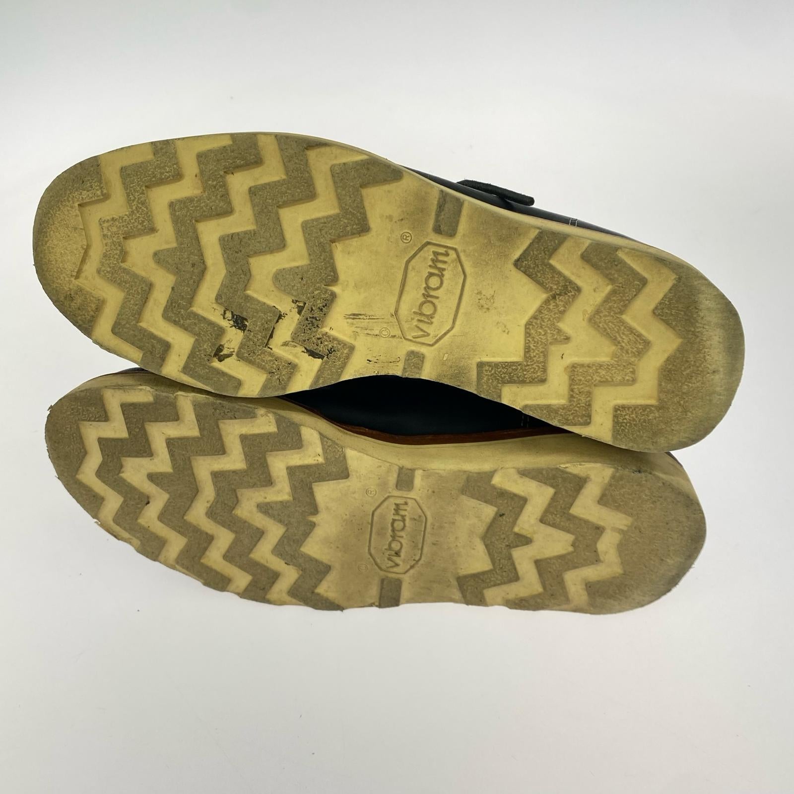 ブーツ 91072 LACE TO TOE BLACK 8 1/2EE ブラック