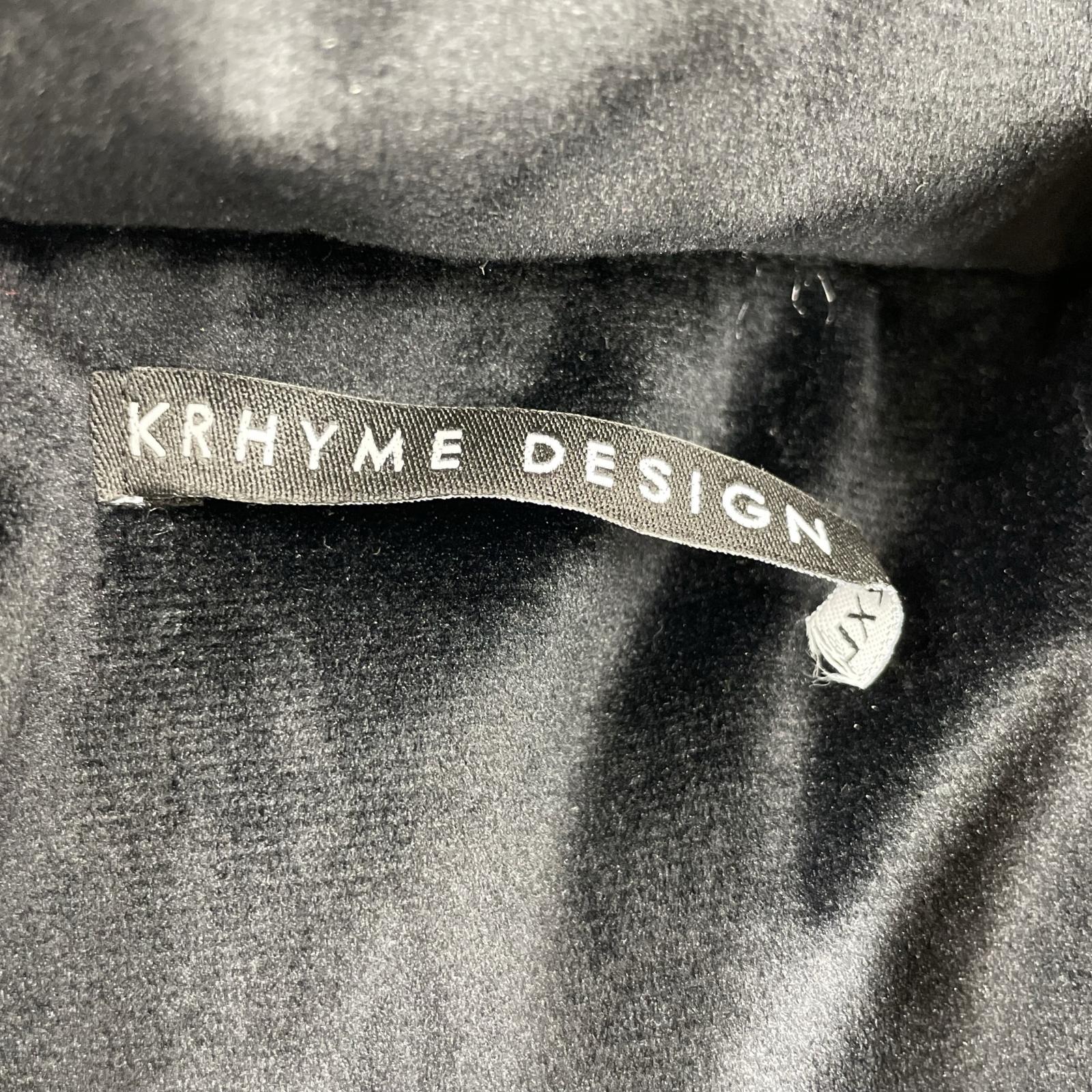 ジャケット krhyme design 中綿(2XL) ブラック