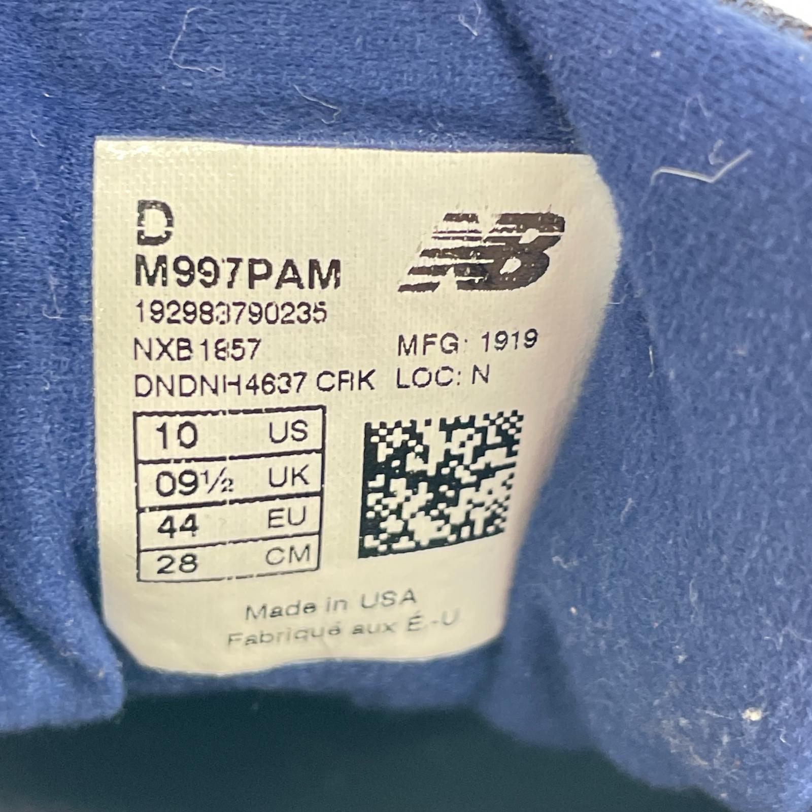 スニーカー M997PAM MADE IN USA 28cm (US10 UK9 1/2 EU46) ネイビー
