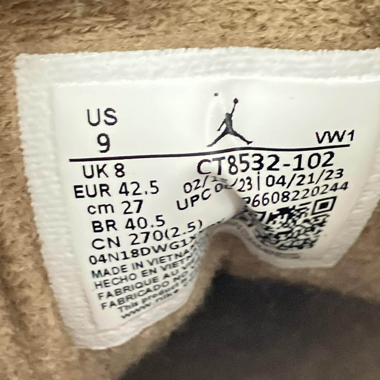 スニーカー Nike Air Jordan 3 Retro 27cm 27cm (US9 UK8 1/2 EU44) ベージュ