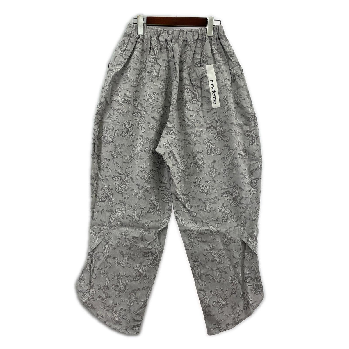 パンツ nunuforme オックスポインテッドパンツ 2 グレー