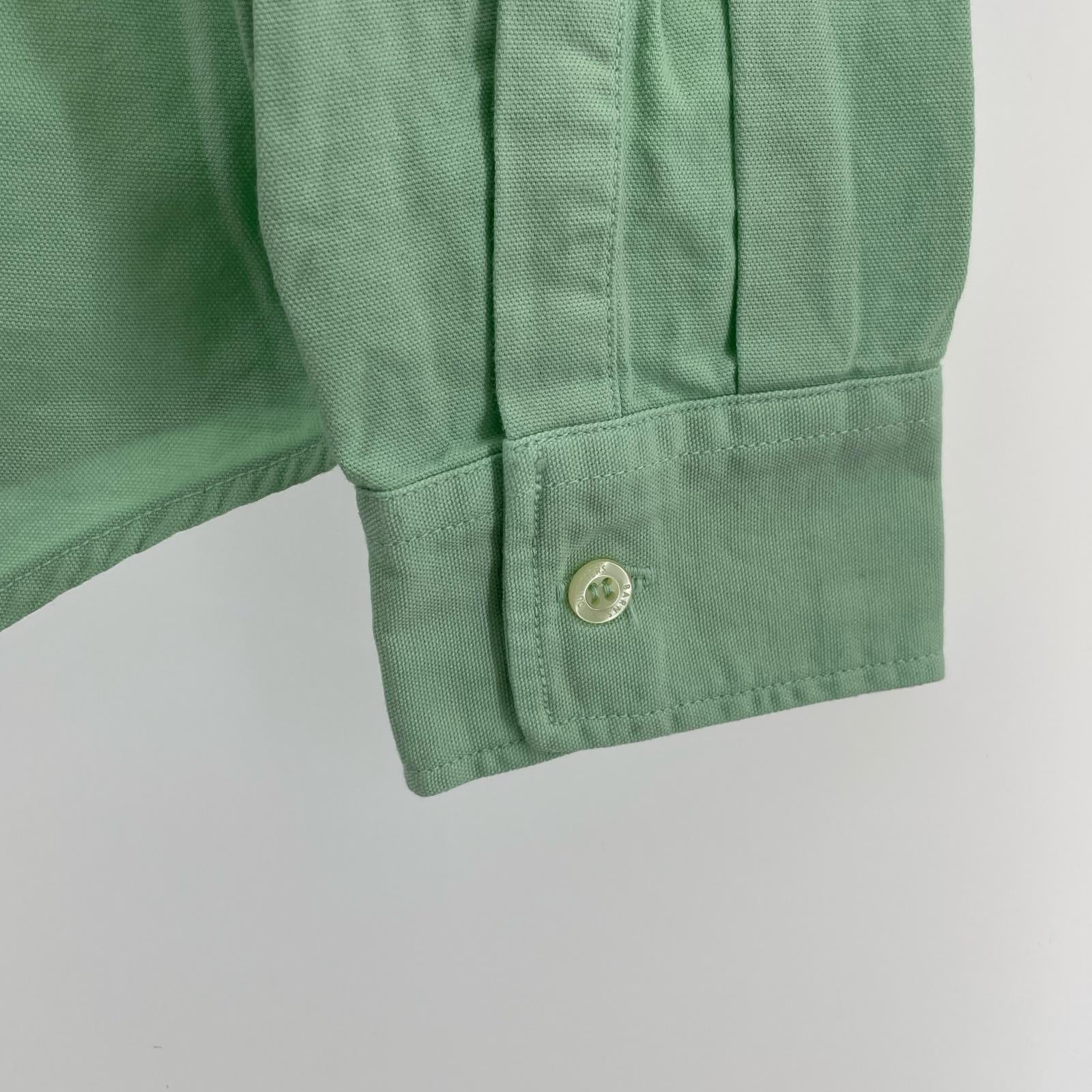 長袖シャツ OX REGULAR LS SHIRT 緑 M M