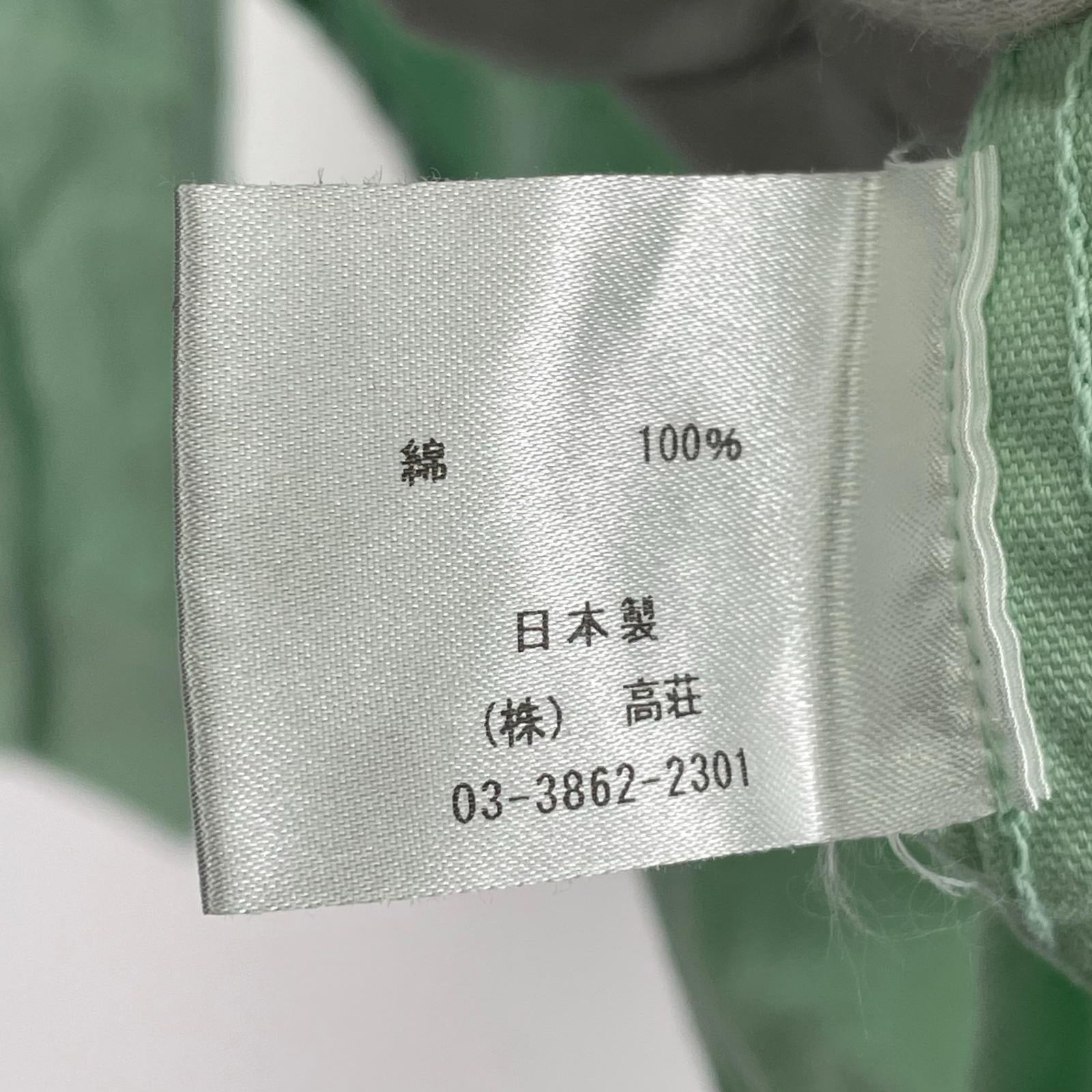 長袖シャツ OX REGULAR LS SHIRT 緑 M M