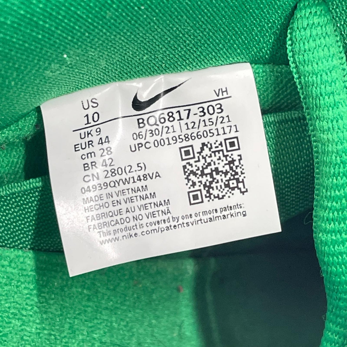 スニーカー SB DUNK LOW PRO 28cm (US10 UK9 1/2 EU46) グリーン