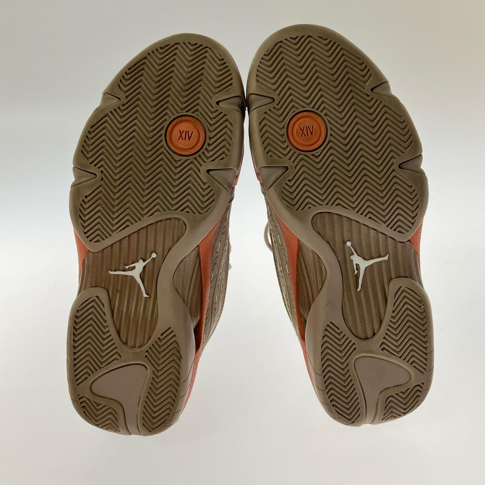 スニーカー ×CLOT AIR JORDAN 14 LOW SP 27cm 27cm (US9 UK8 1/2 EU44) ベージュ