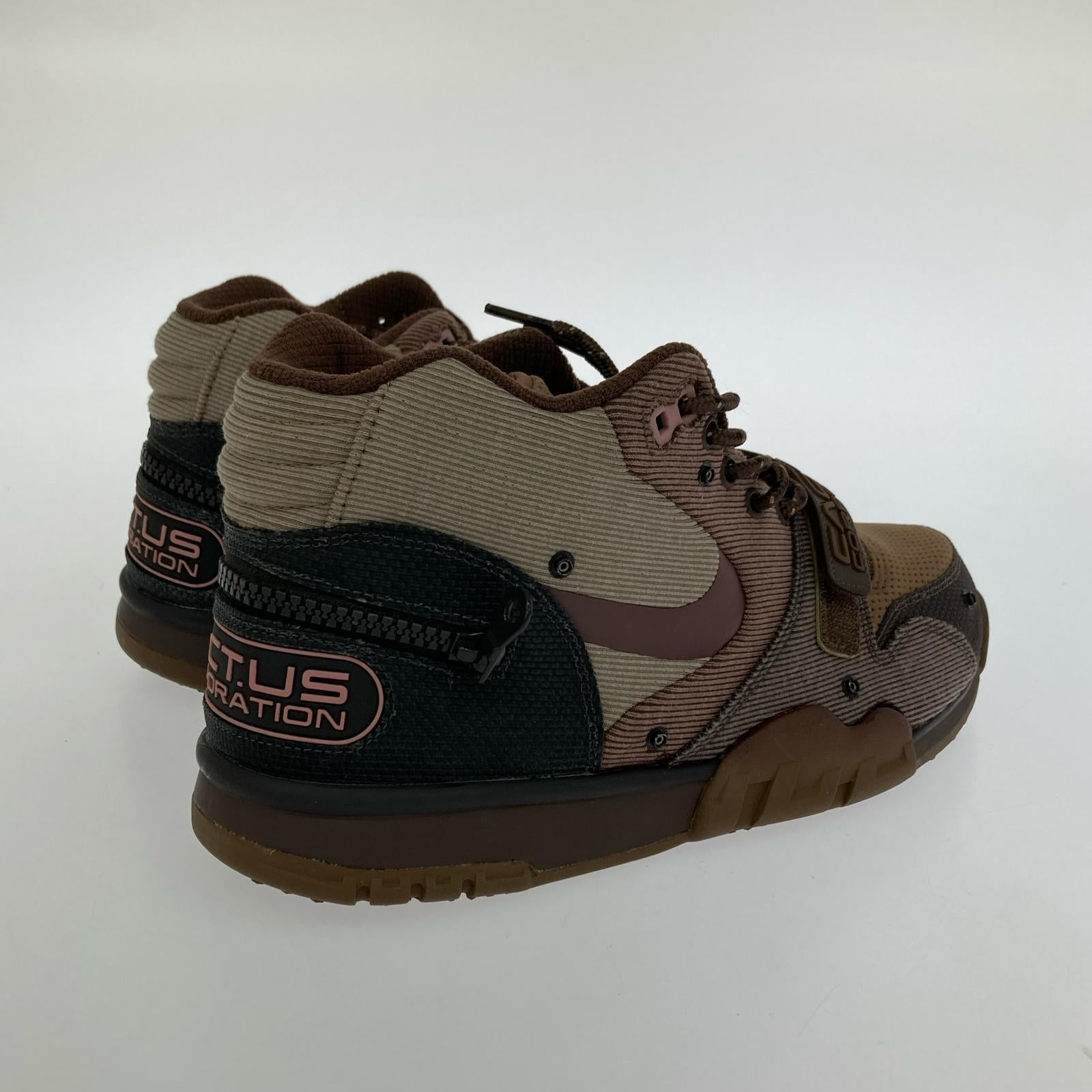 スニーカー ×TRAVIS SCOTT AIR TRAINER 1 27cm 27cm (US9 UK8 1/2 EU44) ブラウン
