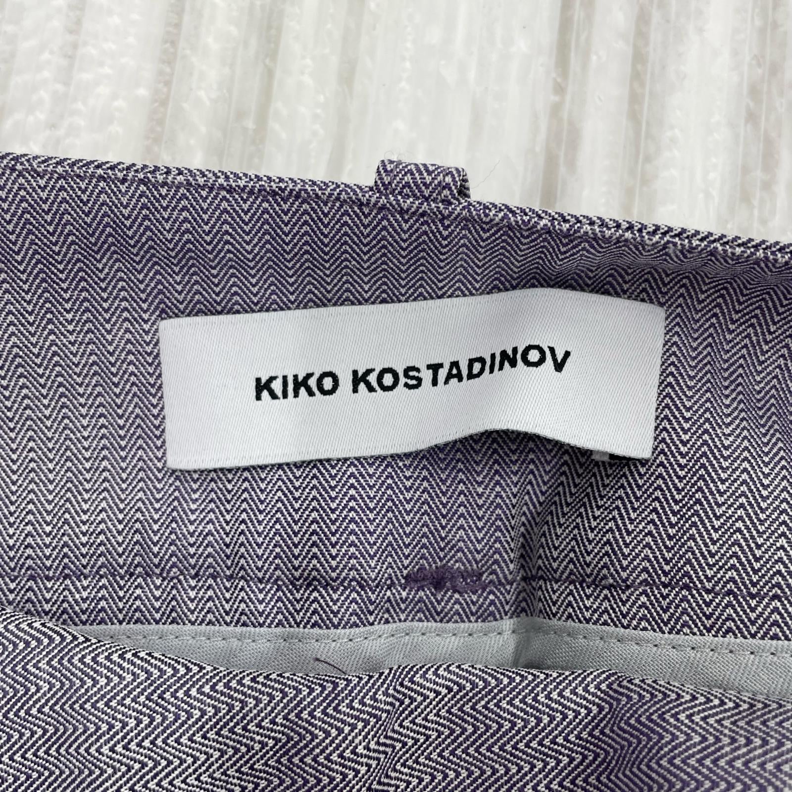 パンツ Kiko Kostadinov 25SS NAVIN WIDE TROUSER 46 パープル