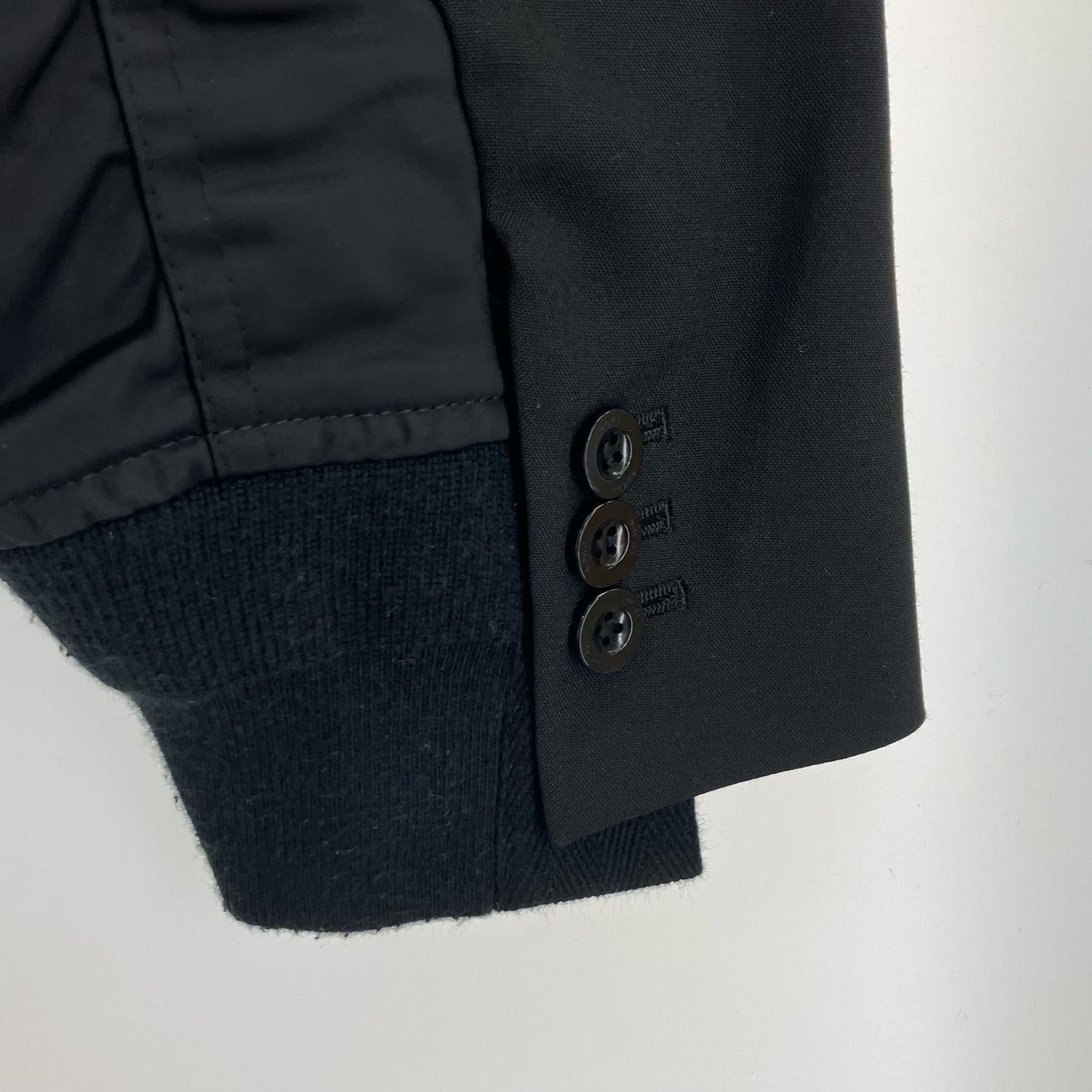 ジャケット suiting mix blouson ma1 3 ブラック ブラック