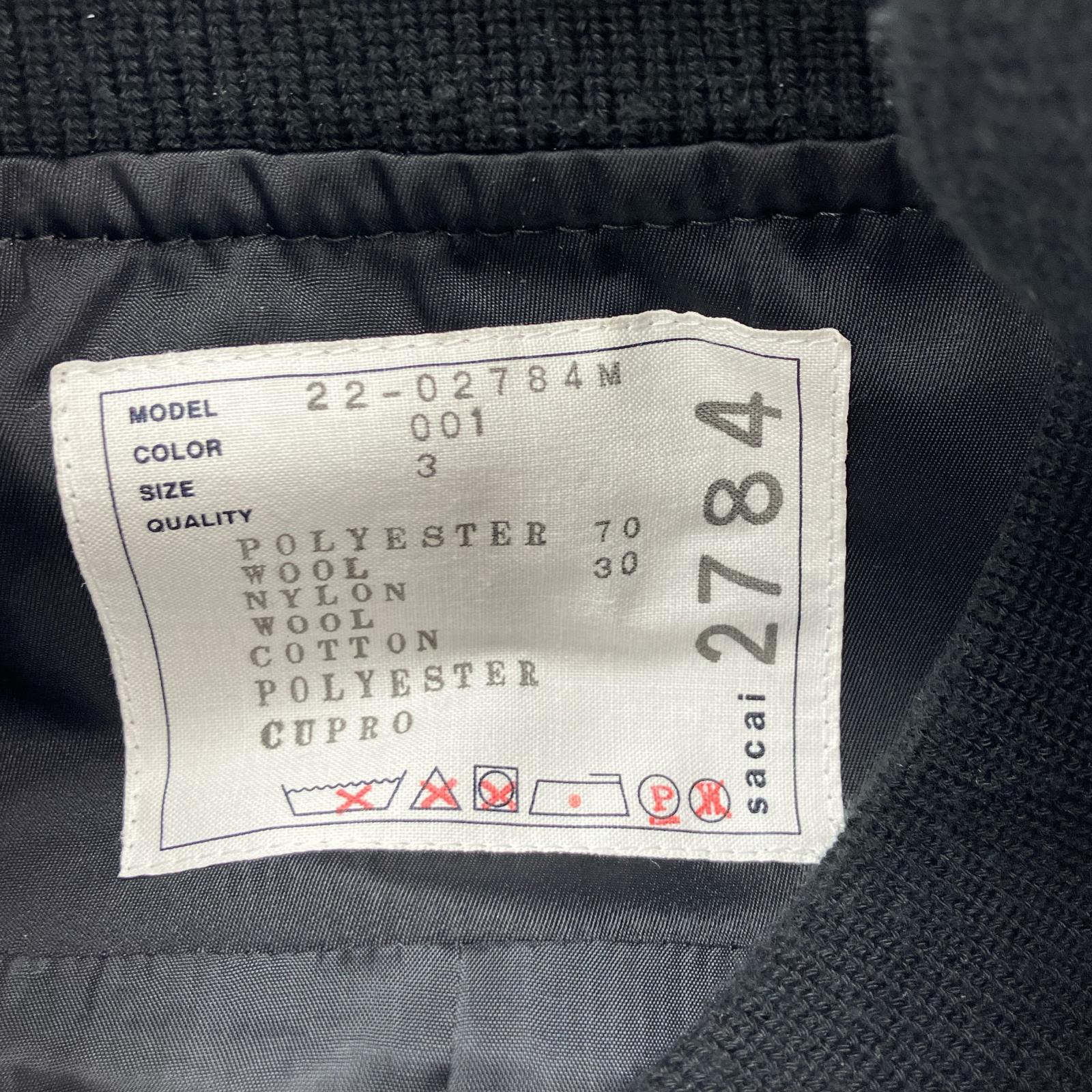 ジャケット suiting mix blouson ma1 3 ブラック ブラック