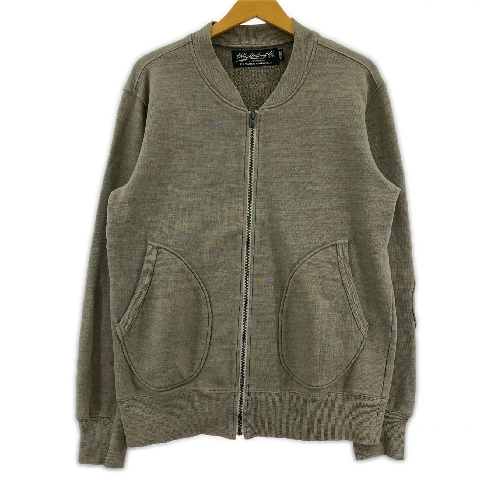 ジャケット NEIGHBORHOOD 16AW JERZEY.TK C-ZIP CARDIGAN (M) カーキ
