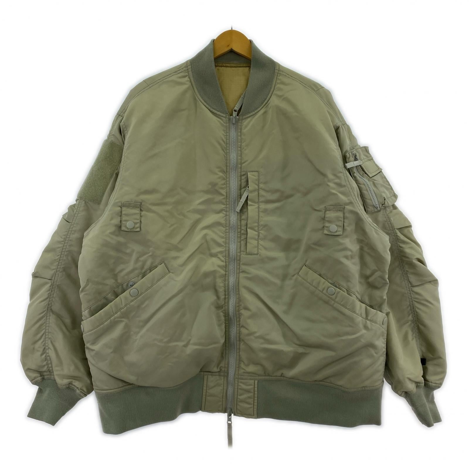 ジャケット TECH REVERSIBLE MA-1//BW-27022W グレー