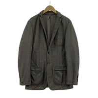 ジャケット テーラード コットンJKT 茶 ブラウン