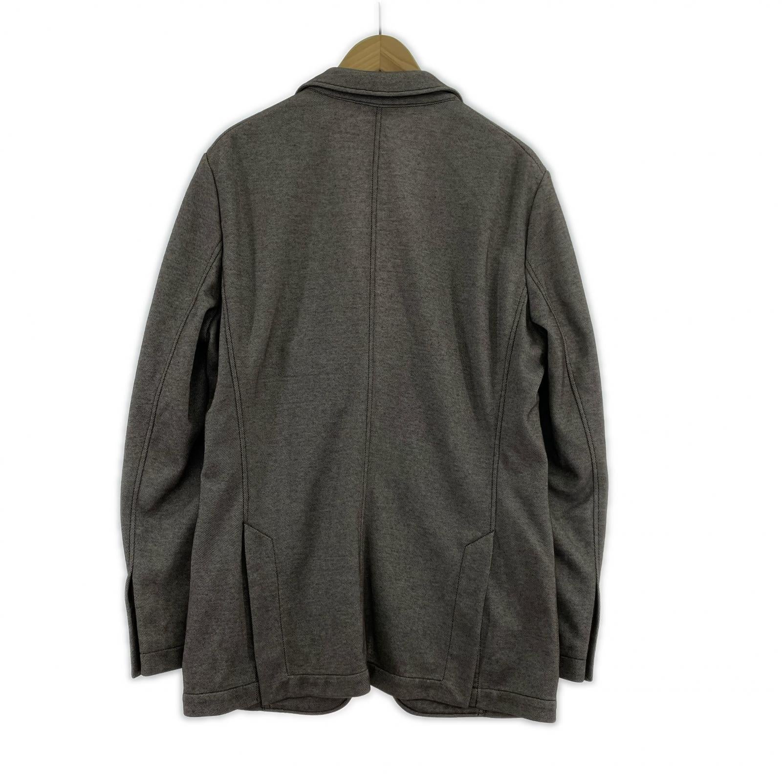 ジャケット テーラード コットンJKT 茶 ブラウン