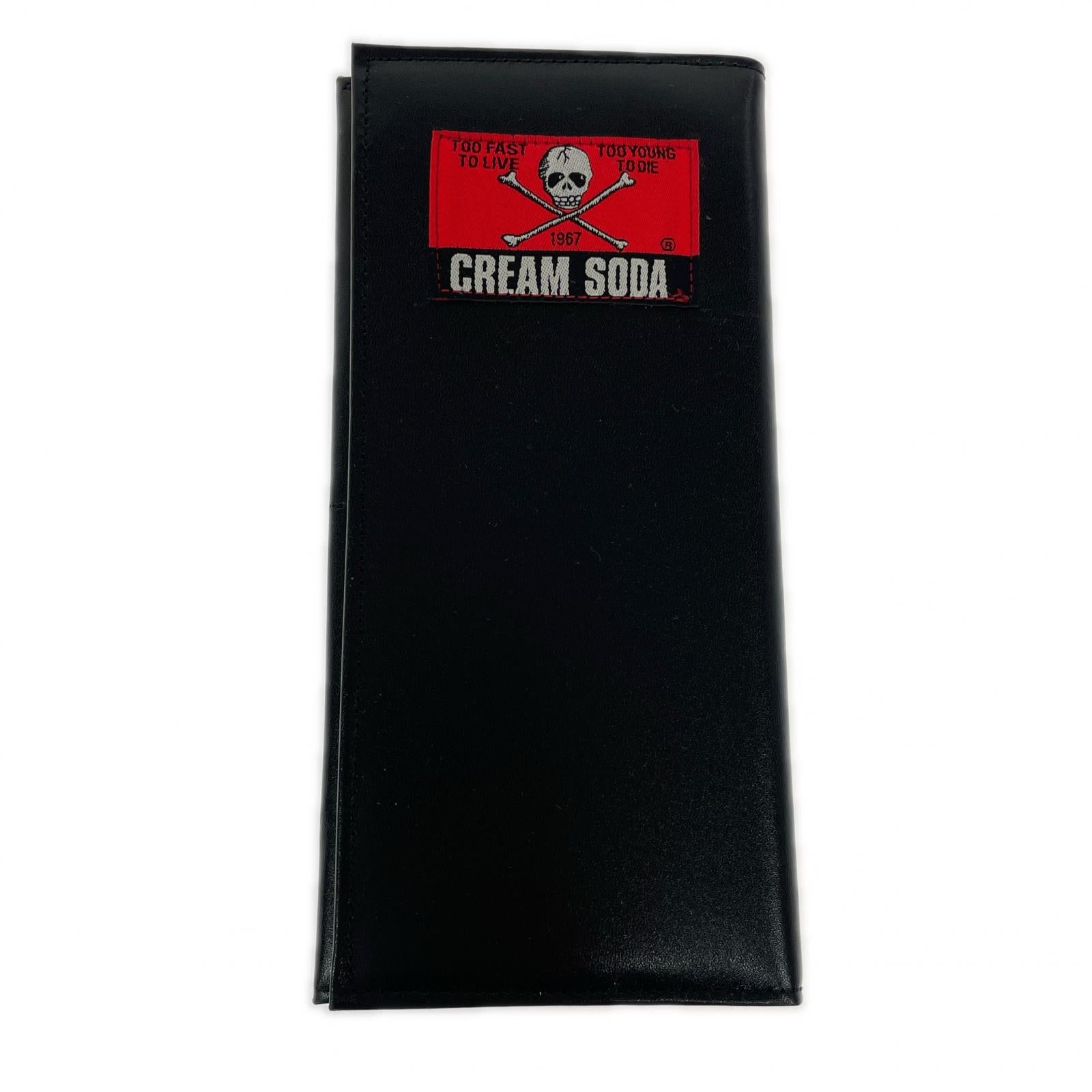 長財布 cream soda ロングウォレット ブラック