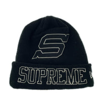 ニットキャップ × NEW ERA 16AW BIG S Beanie 黒 ブラック