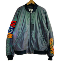 ジャケット AURORA SHARK LOOSE FIT MA-1 (L) L グレー