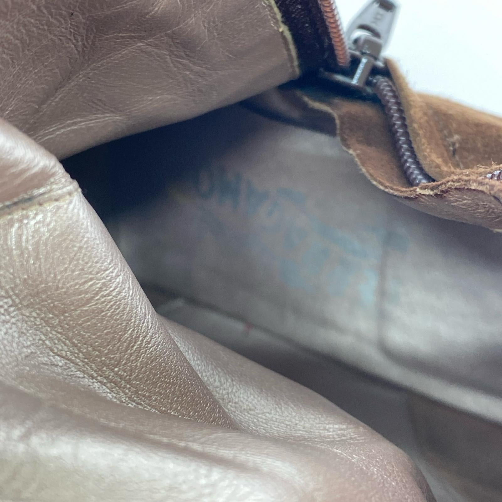 S.Ferragamo ヴァラリボン スエードロングブーツ 5 1/2(22.5㎝程度)
